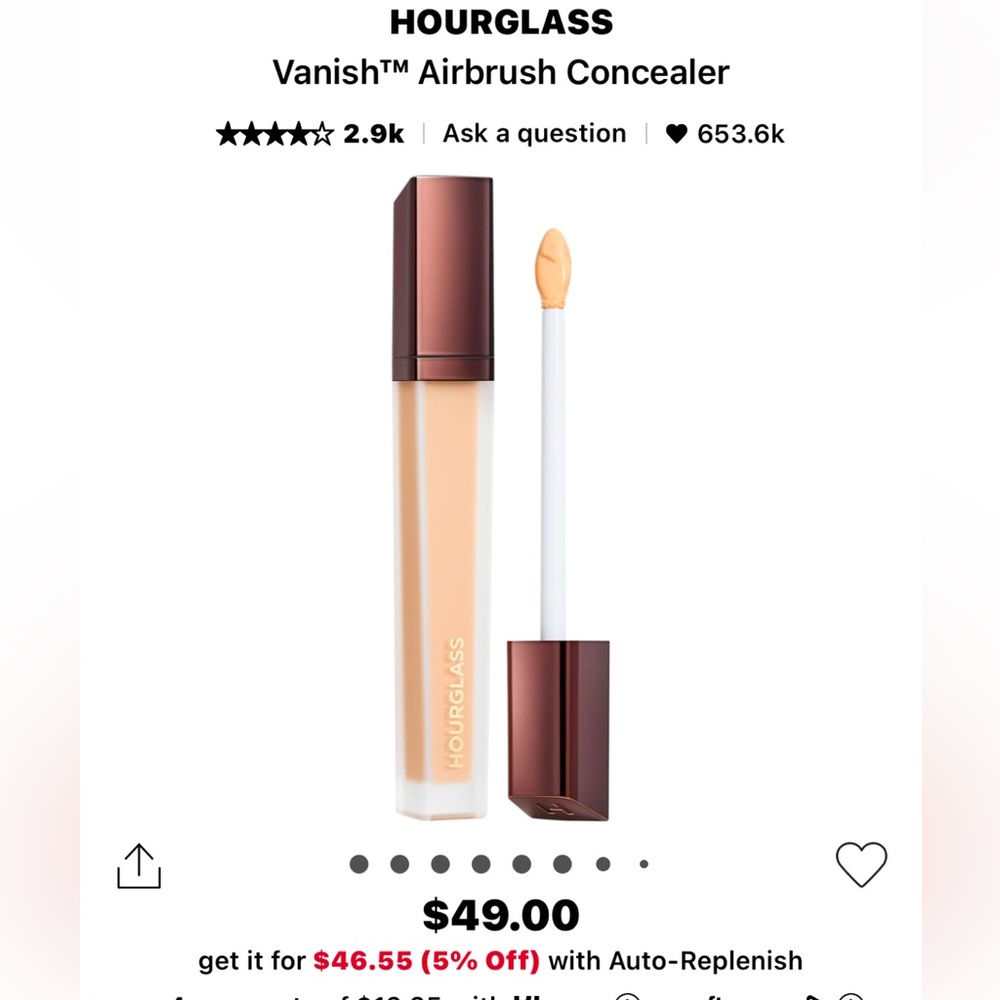 Hour glass concealer